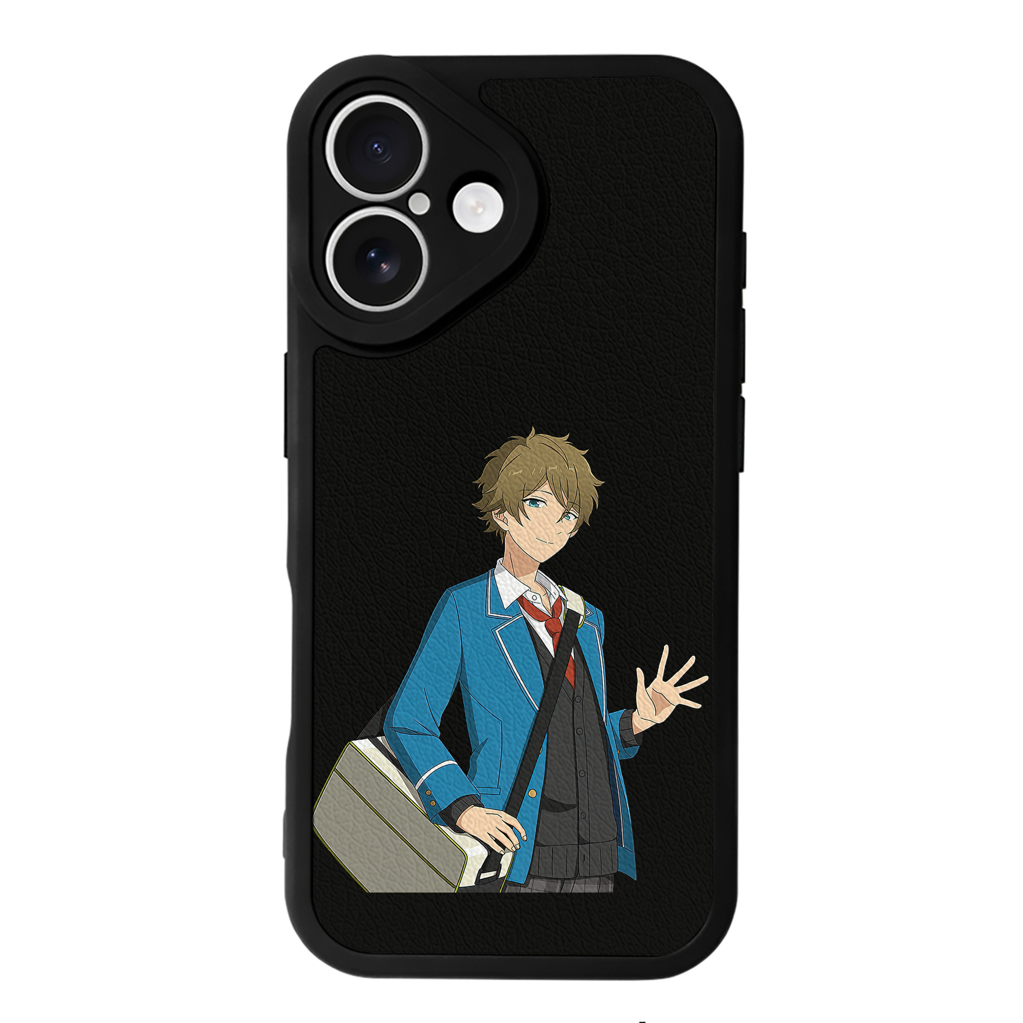 （画像用） あんさんぶるスターズ! Ensemble Stars 【iPhone 16シリーズ対応】シリコンスマホケース（レザー調） 材質：シリコン